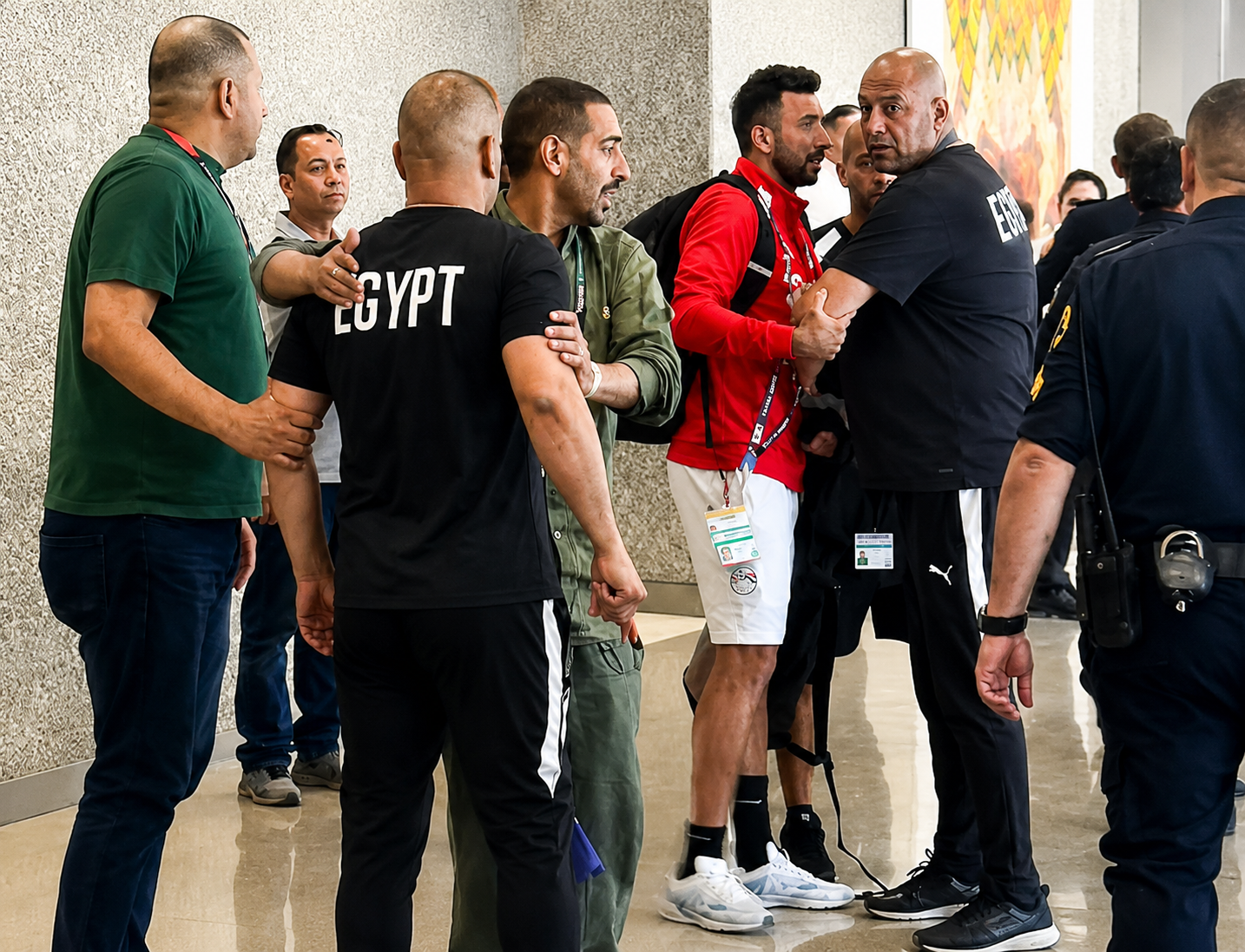 بالفيديو تفاصيل أزمة إبراهيم حسن مع الأمن الأمريكي