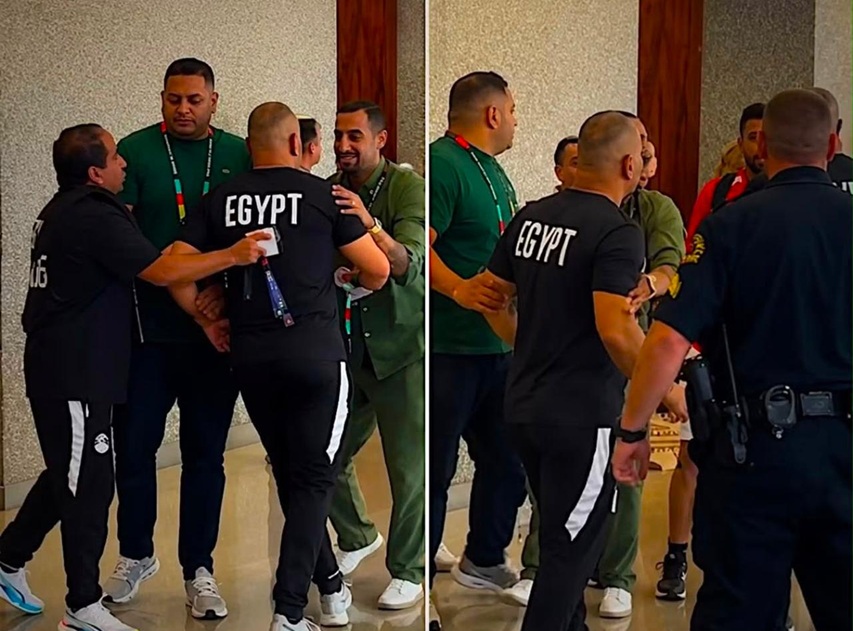 بالفيديو تفاصيل أزمة إبراهيم حسن مع الأمن الأمريكي!