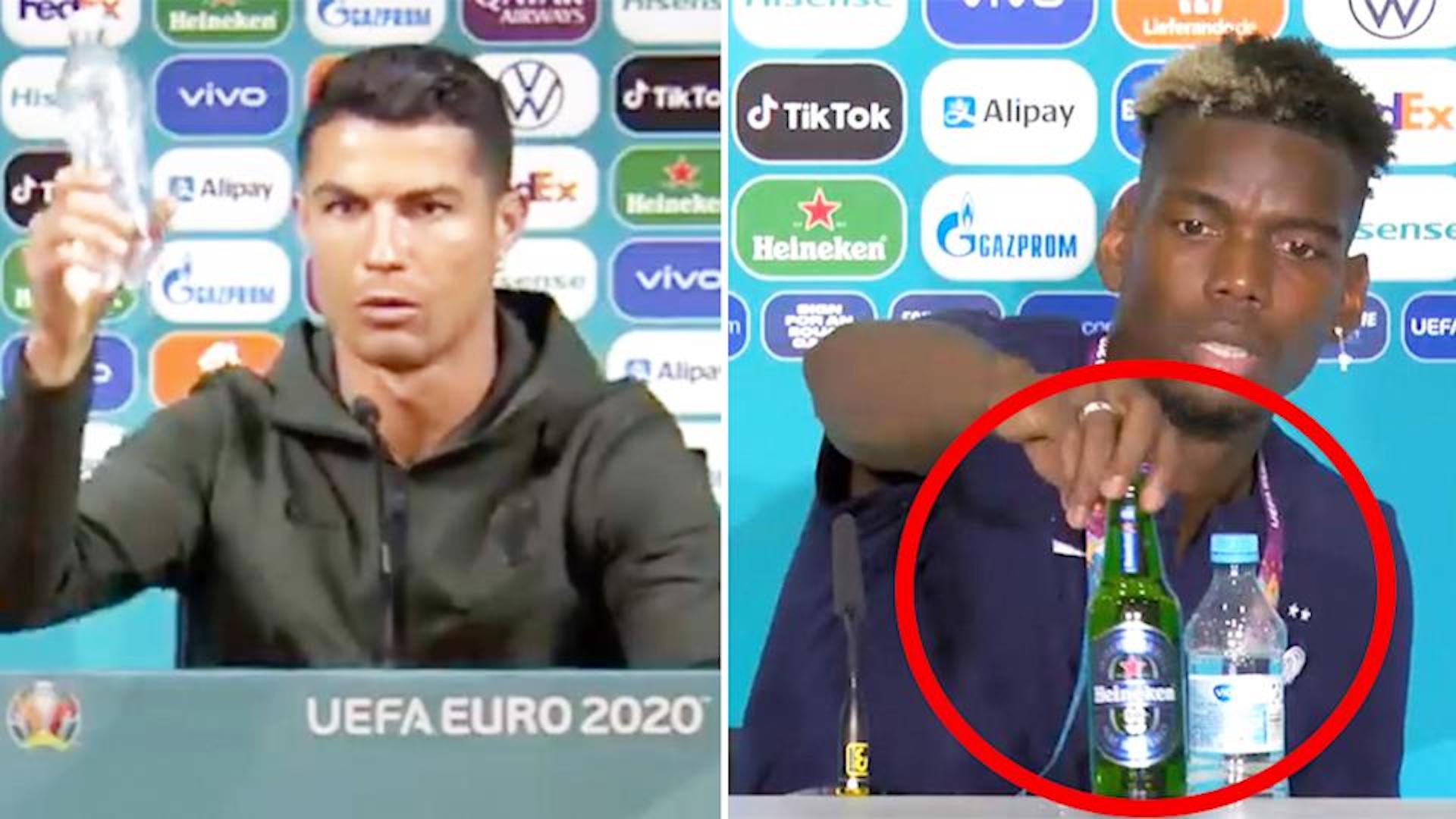 Paul Pogba Mimics Ronaldo In Euro Press Conference