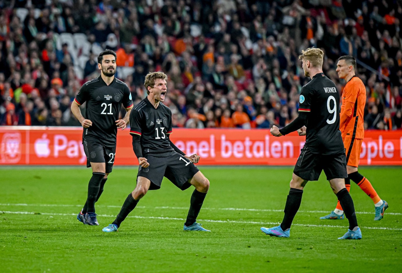 Netherlands tied with Germany in an International Friendly Match preparation for FIFA World Cup Qatar2022