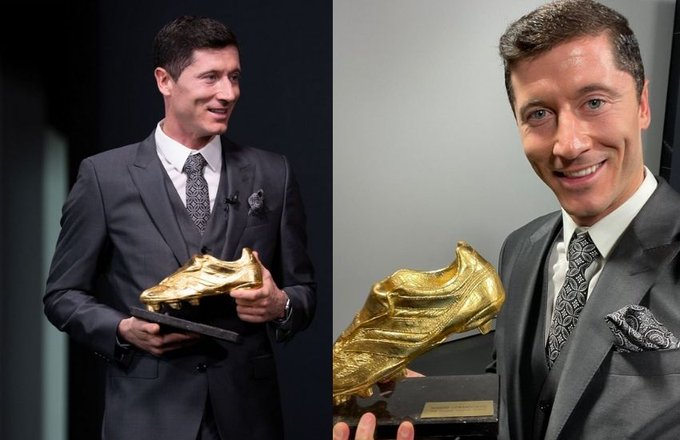 Robert Lewandowski crowned European Golden Shoe winner