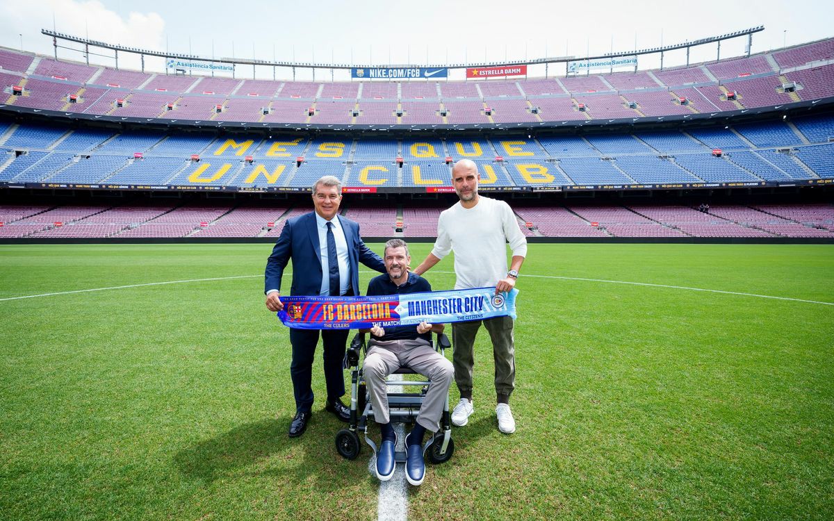 برشلونة يواجه مان سيتي في «مباراة خيرية»