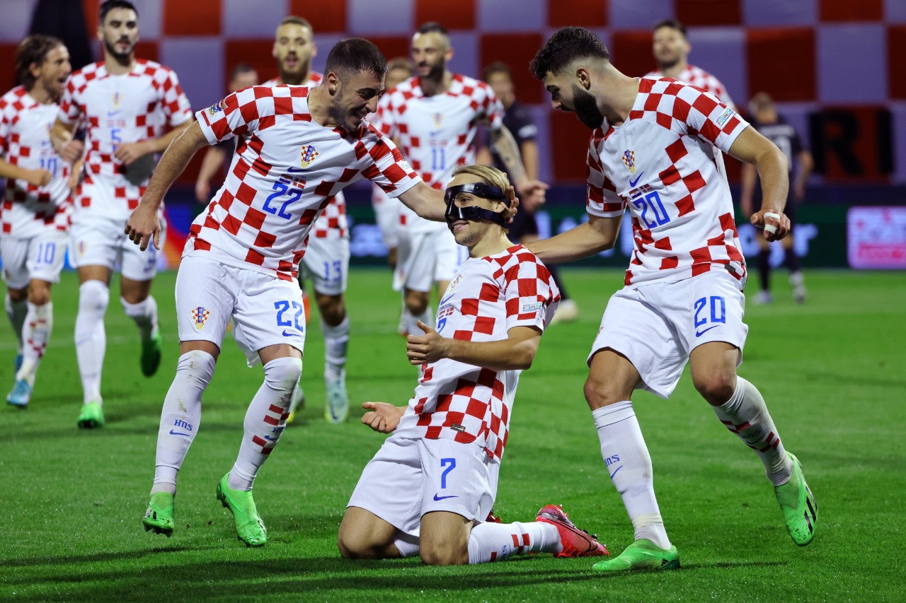 منتخب كرواتيا يتصدر مجموعته في دورى الأمم بالفوز على الدنمارك