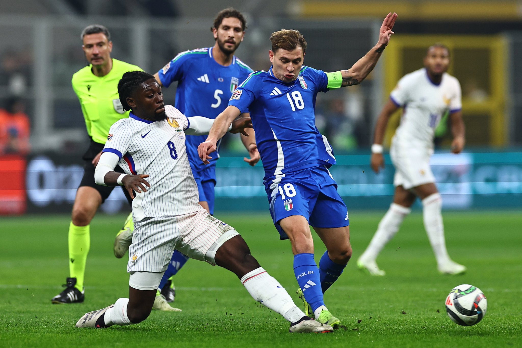 Negative number for Italy after losing 3-0 at home