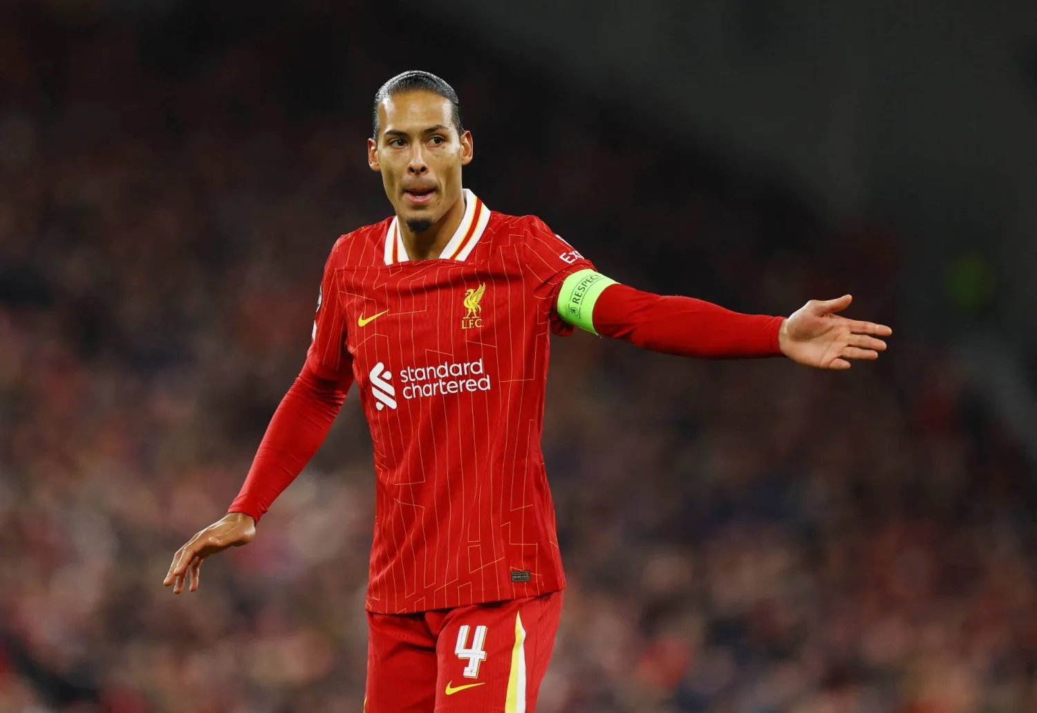 Van Dijk raises doubts about Liverpool future