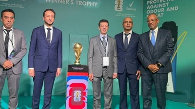 مجسم كأس العالم يصل المغرب