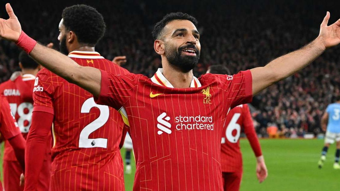 Mohamed Salah is chasing a Premier League record