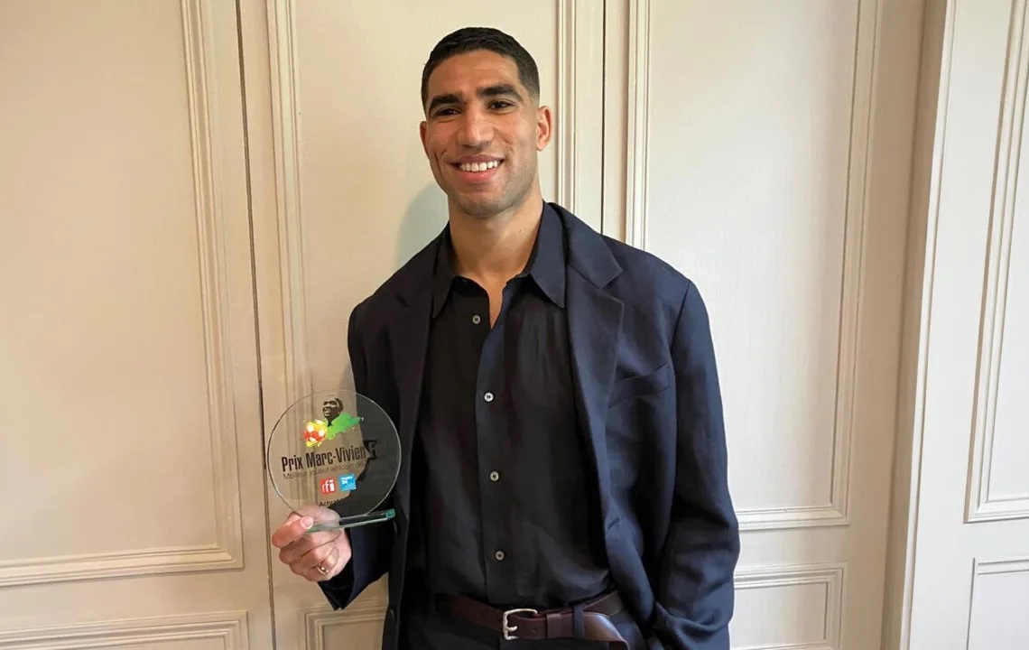 Hakimi wins African Player of the Year award