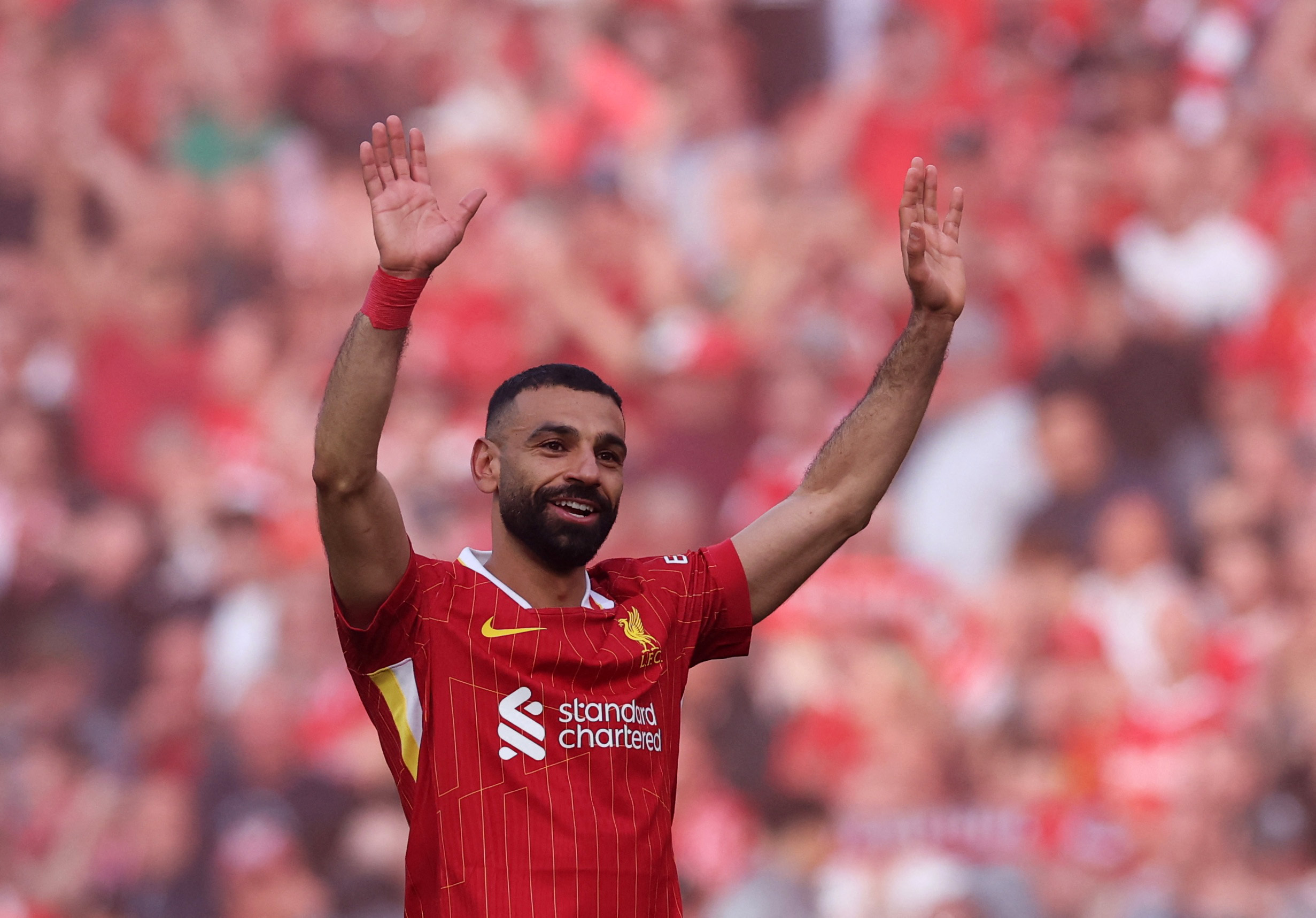 What did Mohamed Salah do for Liverpool against Palace?
