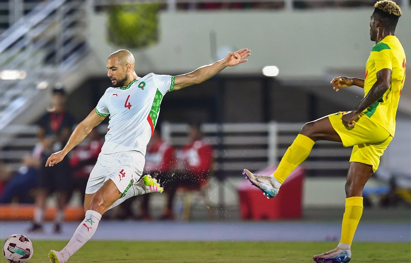 المغرب تكسب ودية بنين بهدف الكعبي 