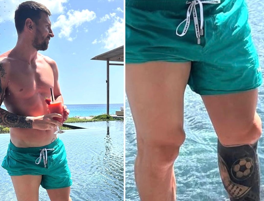 What is the secret behind Messi's controversial knee shape?