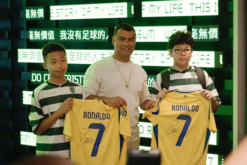 Ronaldo exhibition opens in Hong Kong
