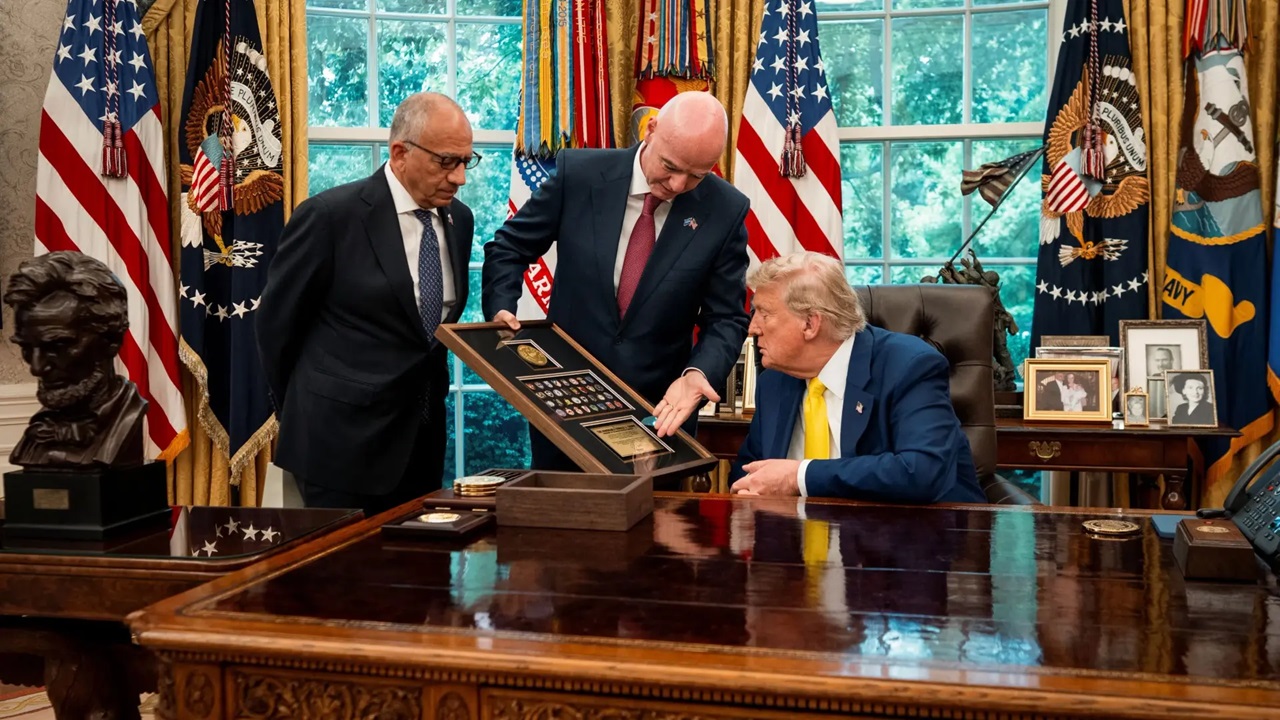 Trump attends Club World Cup final