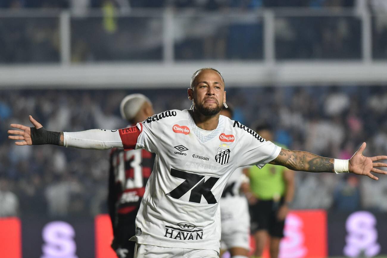 نيمار يقود سانتوس لإسقاط فلامنجو بالدوري البرازيلي