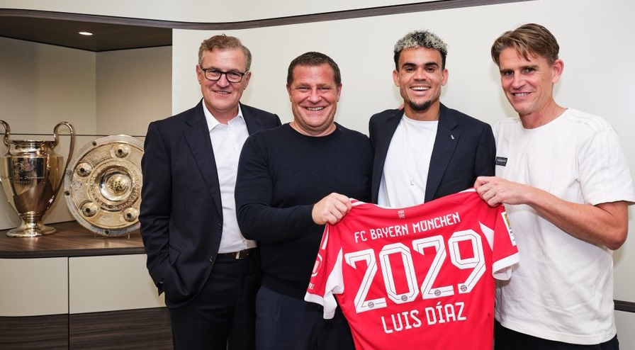 Bayern signs Diaz until 2029