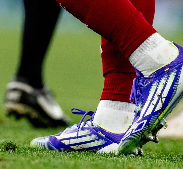 Mohamed Salah shows off his new Egyptian-designed boots