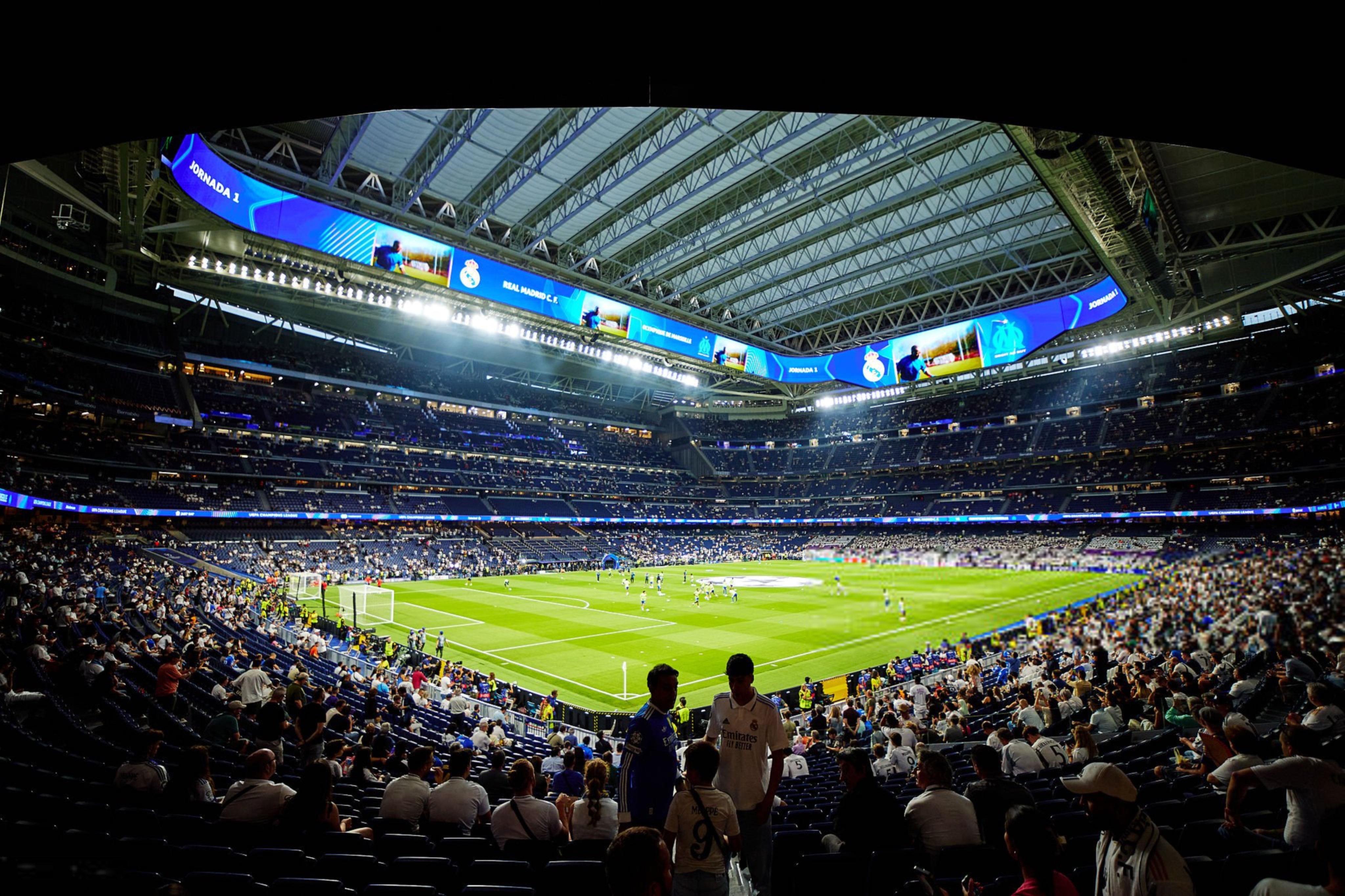 The largest Champions League stadiums this season