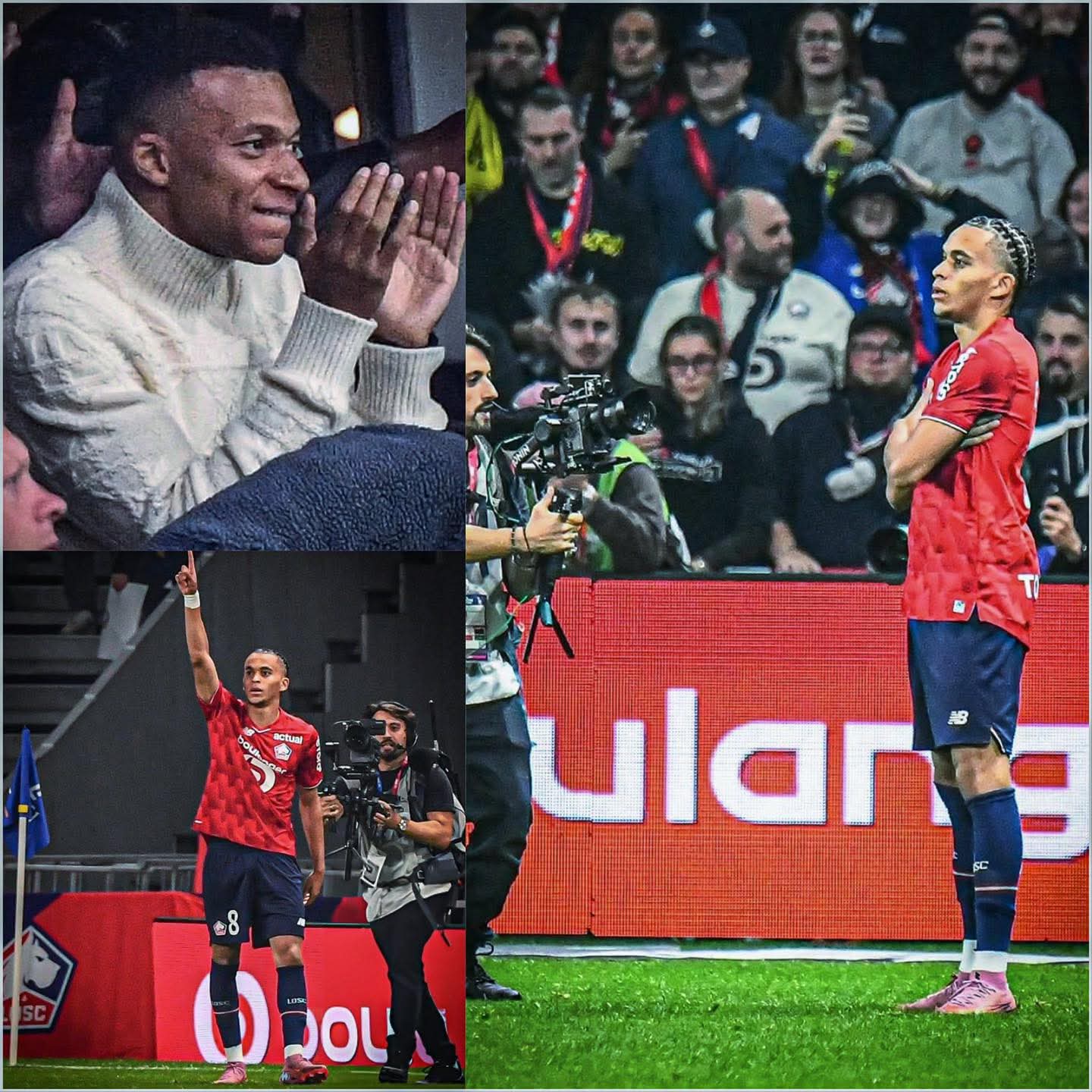 Mbappé celebrates his brother's goal against Paris