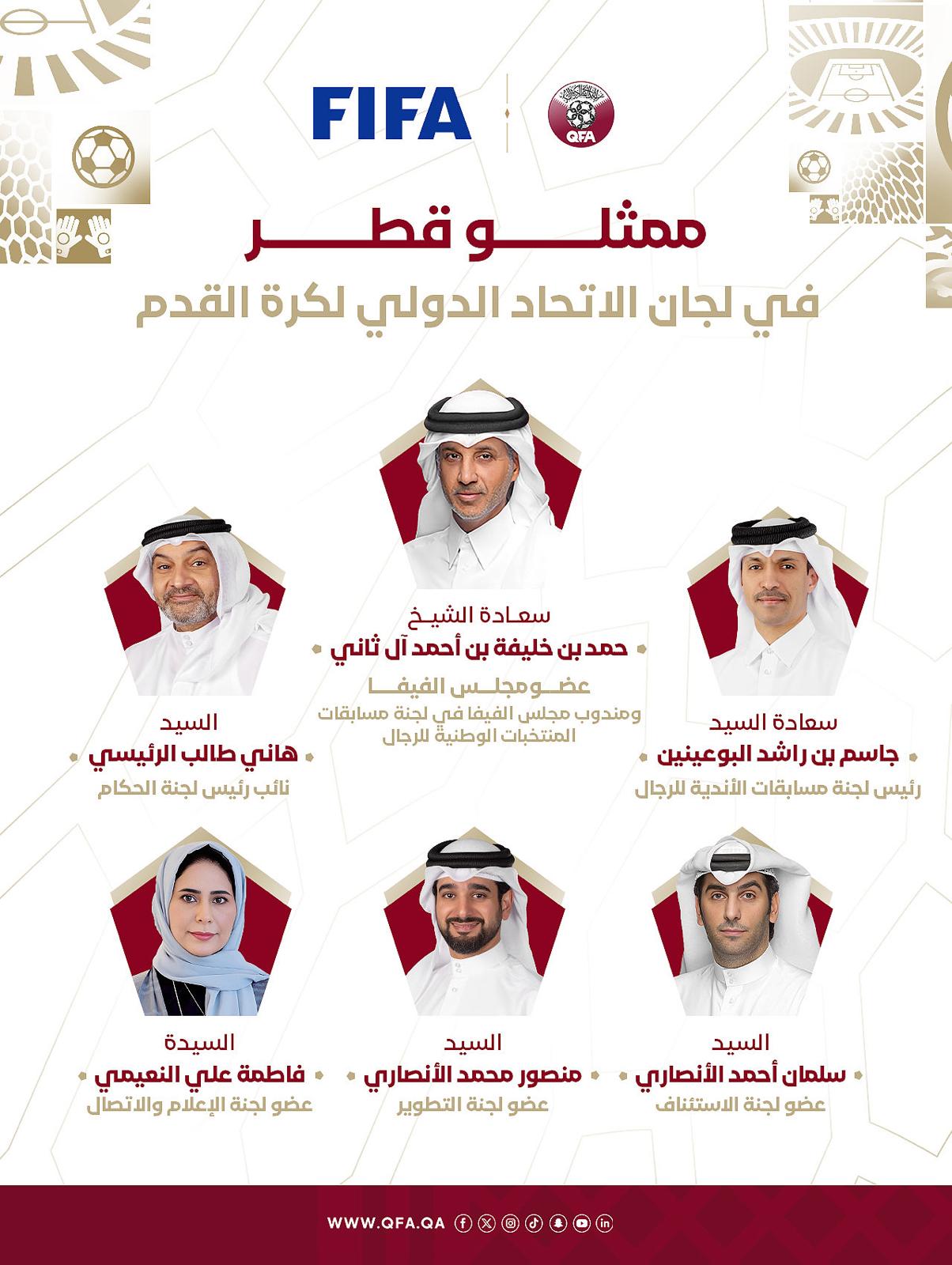 وزير الرياضة القطري في عضوية مجلس الـFIFA