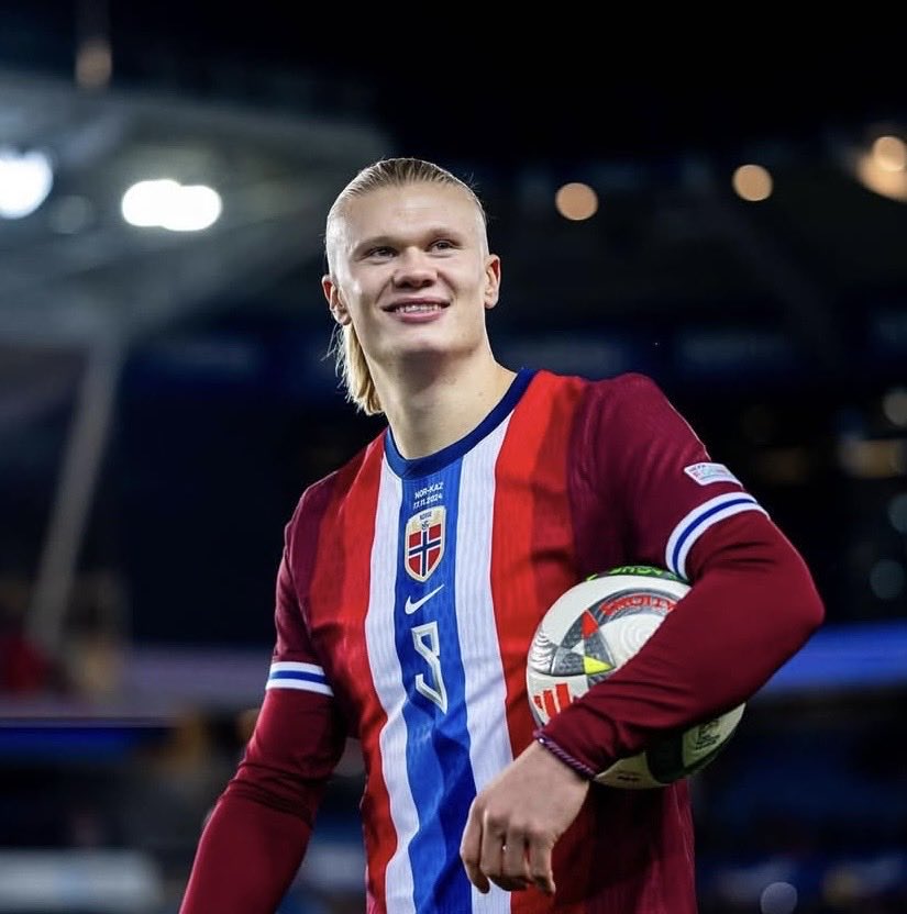 Haaland is the fastest to reach 50 international goals