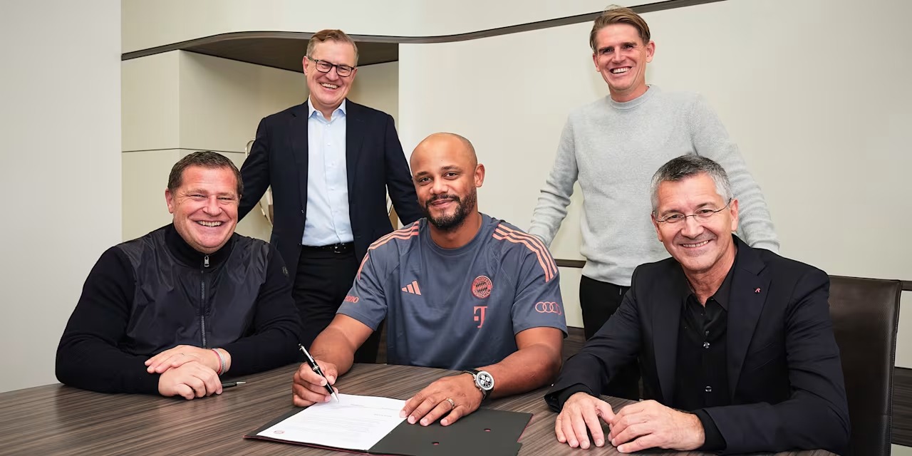 Bayern extends Kompany's contract until 2029