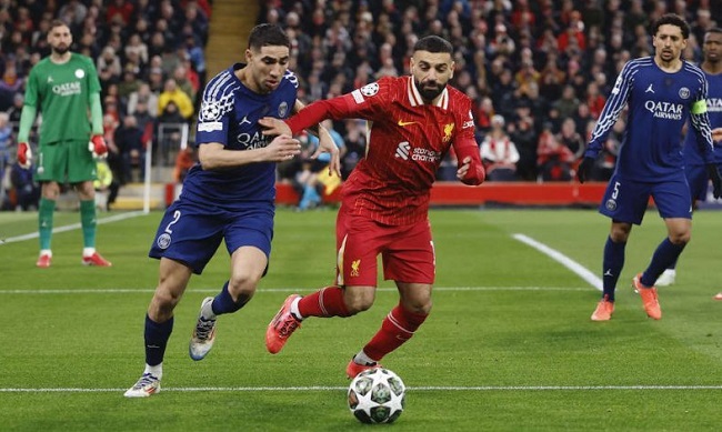 Salah and Hakimi compete for the best player in the world