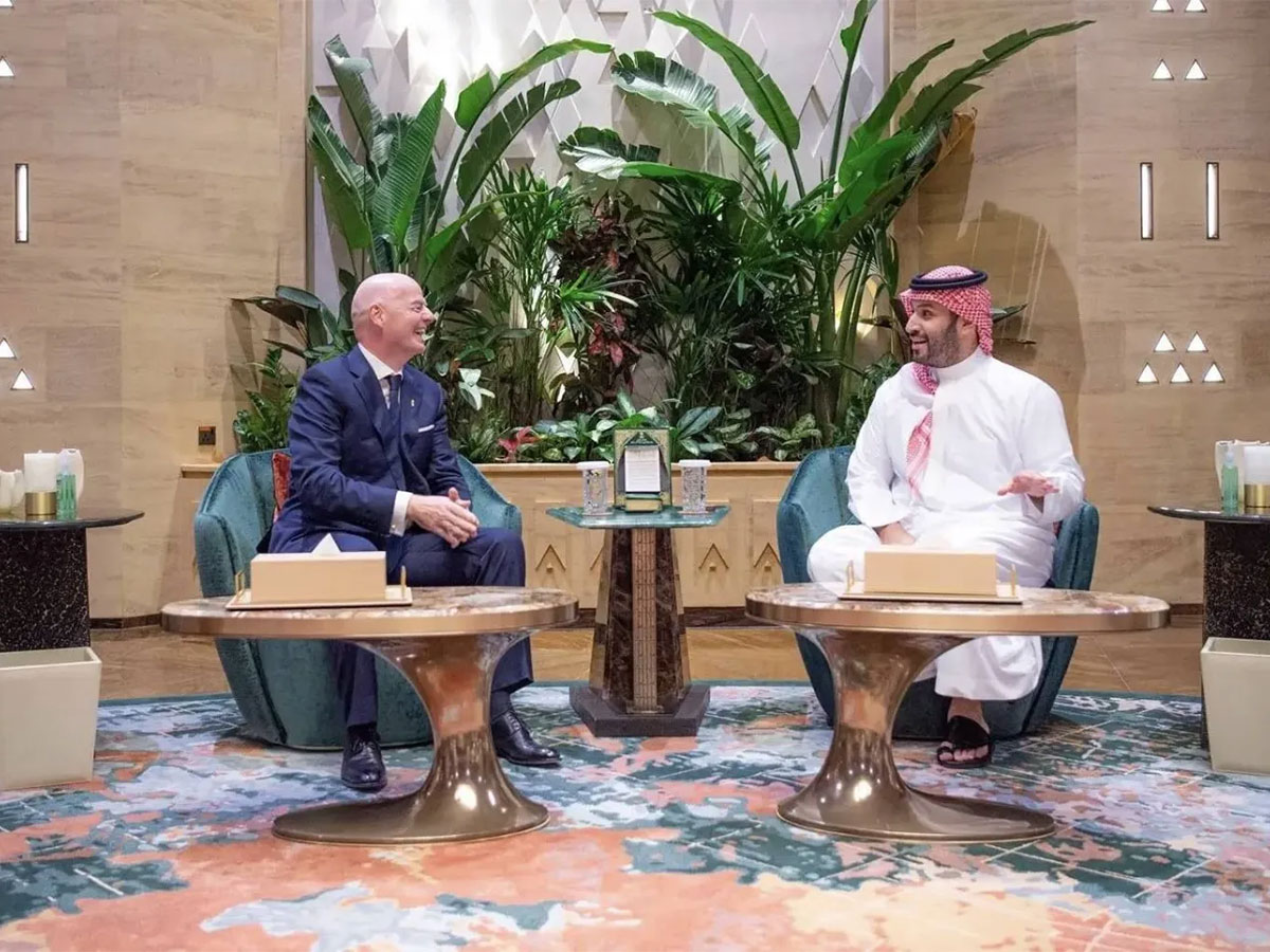 Saudi Crown Prince meets FIFA President