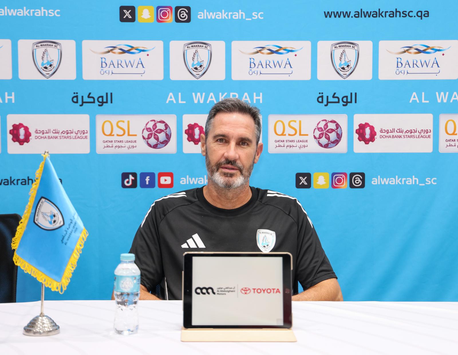 مدرب الوكرة: سنبذل أقصى جهد أمام الشمال