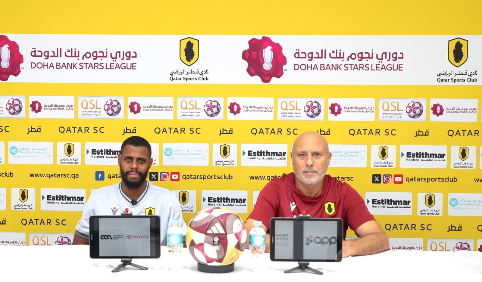 مدرب القطراوي: نتطلع لتقديم الأفضل أمام الغرافة