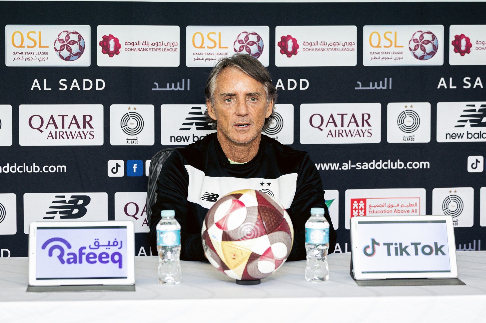 مانشيني: مواجهة السيلية صعبة وحاسمة للسد