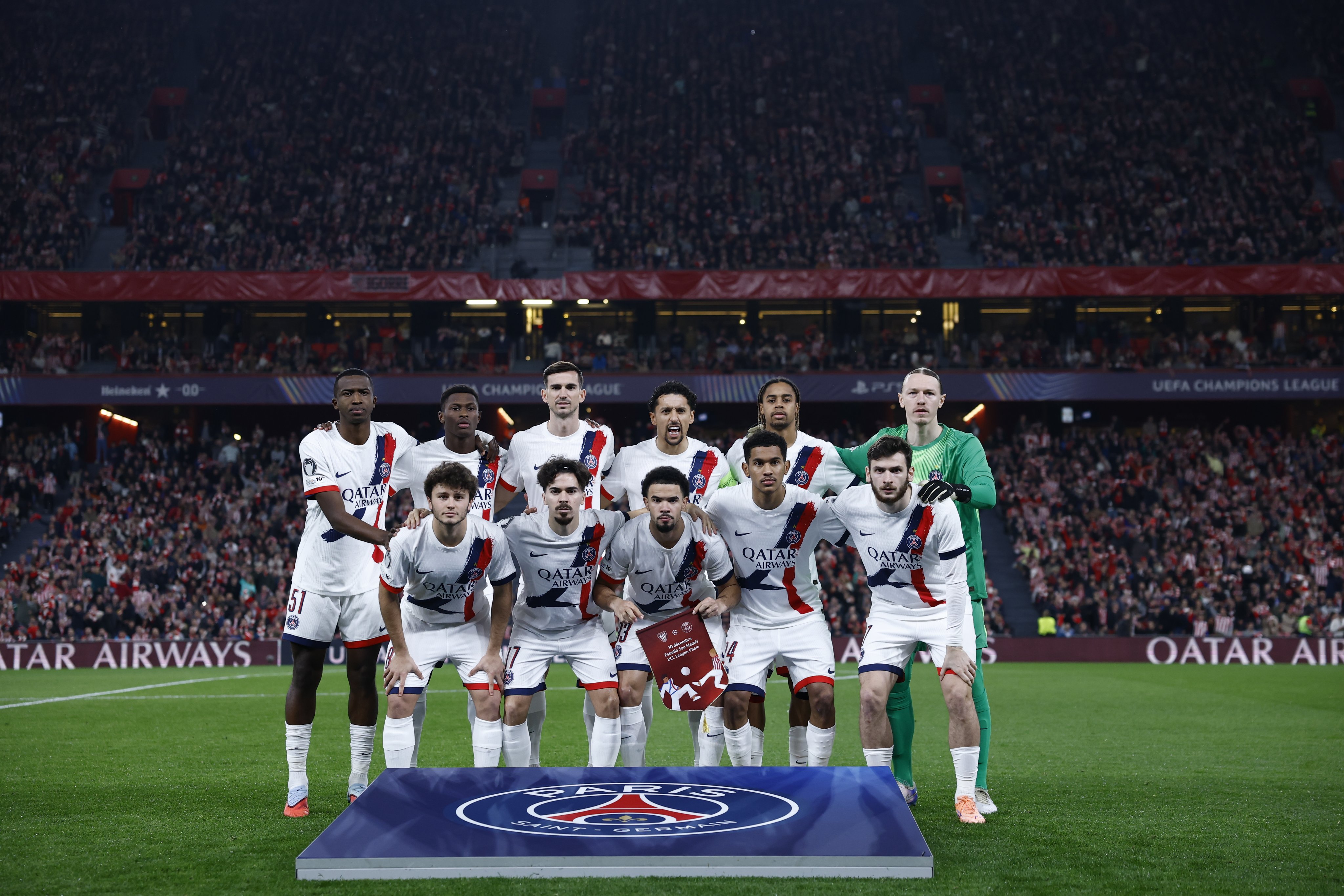 بيلباو يفرض التعادل على باريس بالأبطال