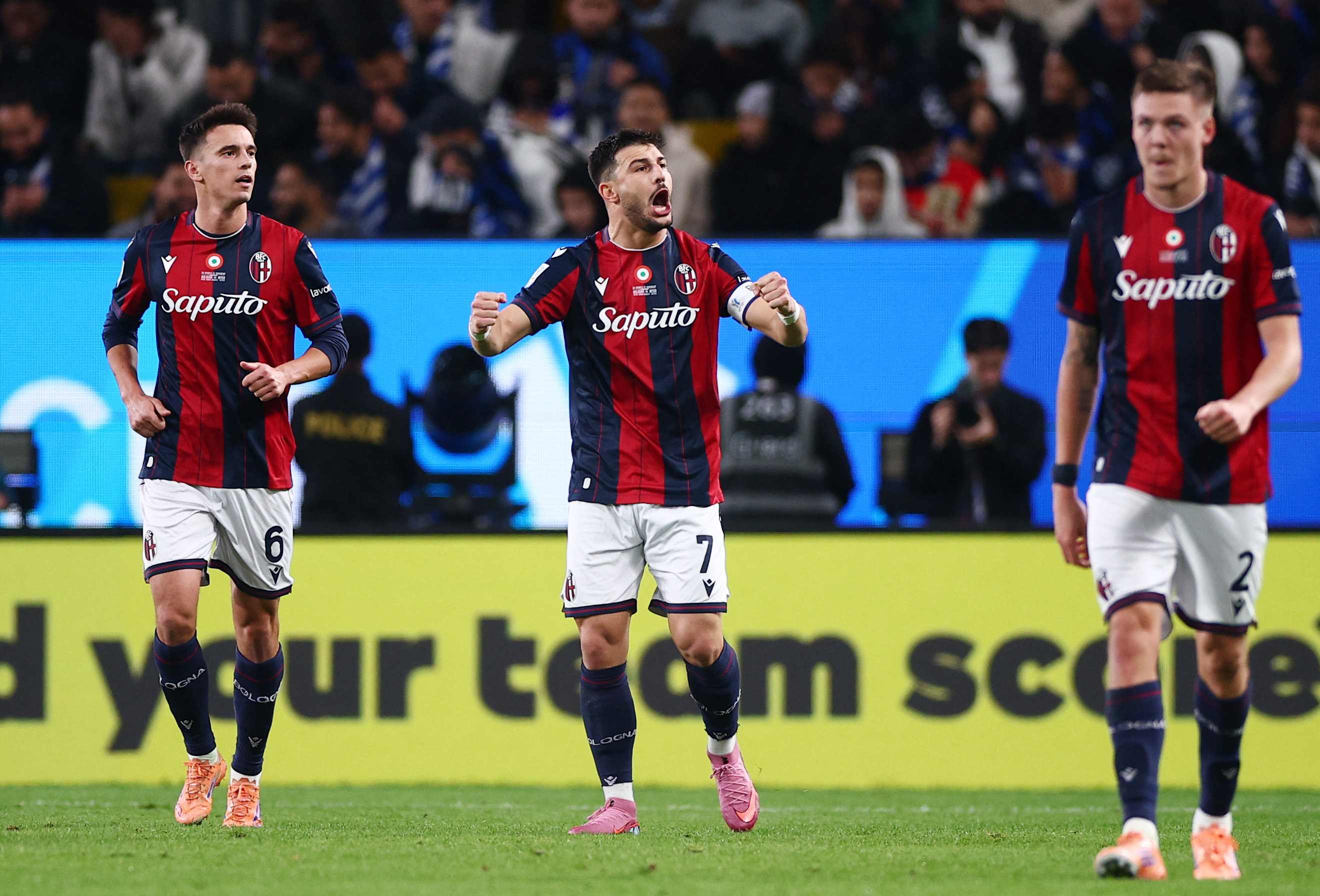 بولونيا يصعق الإنتر ويعبر لنهائي السوبر 