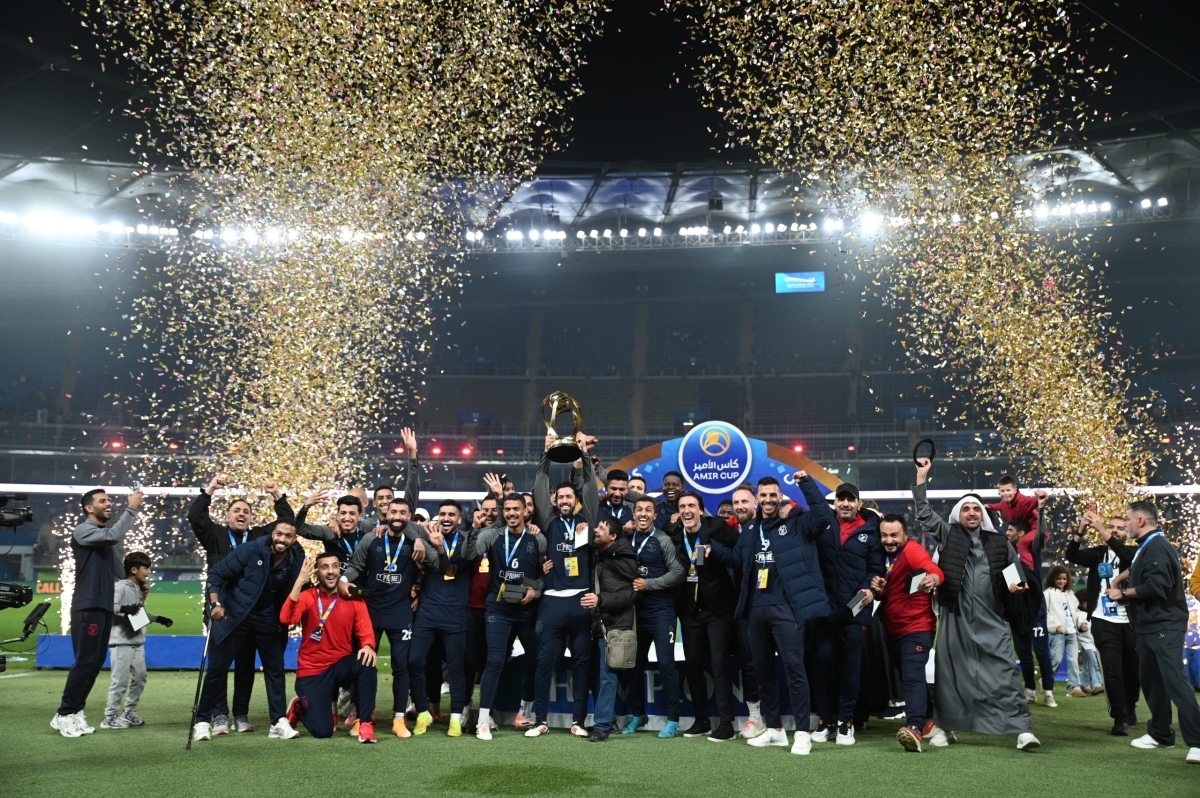 الكويت بطلًا لكأس الأمير للمرة السابعة عشرة