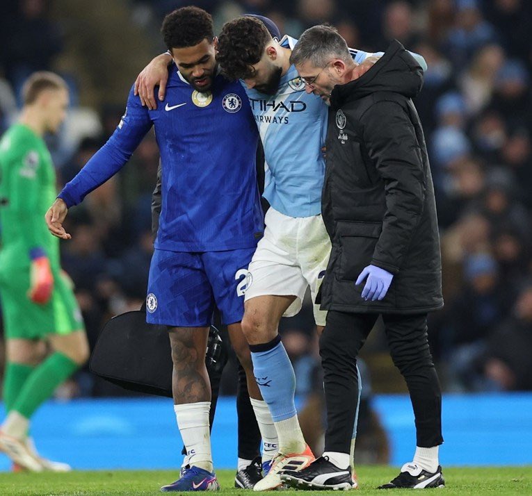 انتهاء موسم جفارديول مع مانشستر سيتي