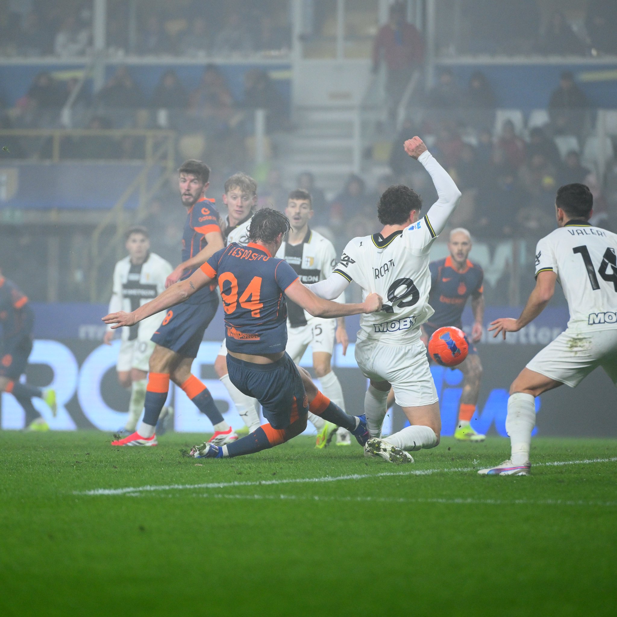 قطار الإنتر يدهس بارما بالكالتشيو