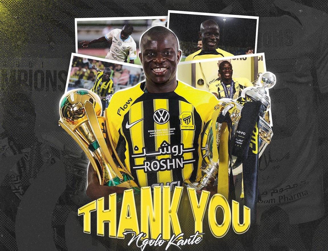 Al-Ittihad announces the end of Kante's journey with the team