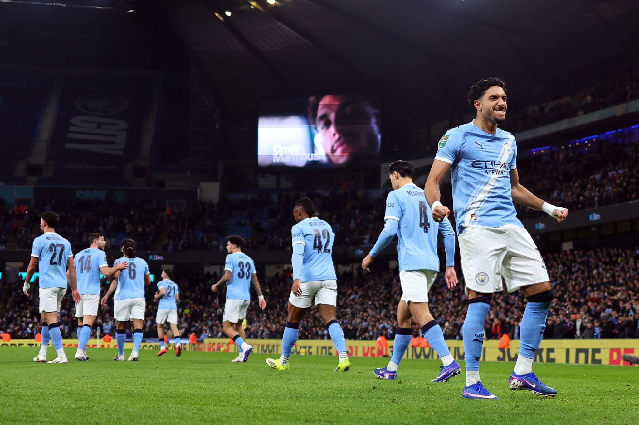 Marmoush leads City to League Cup final
