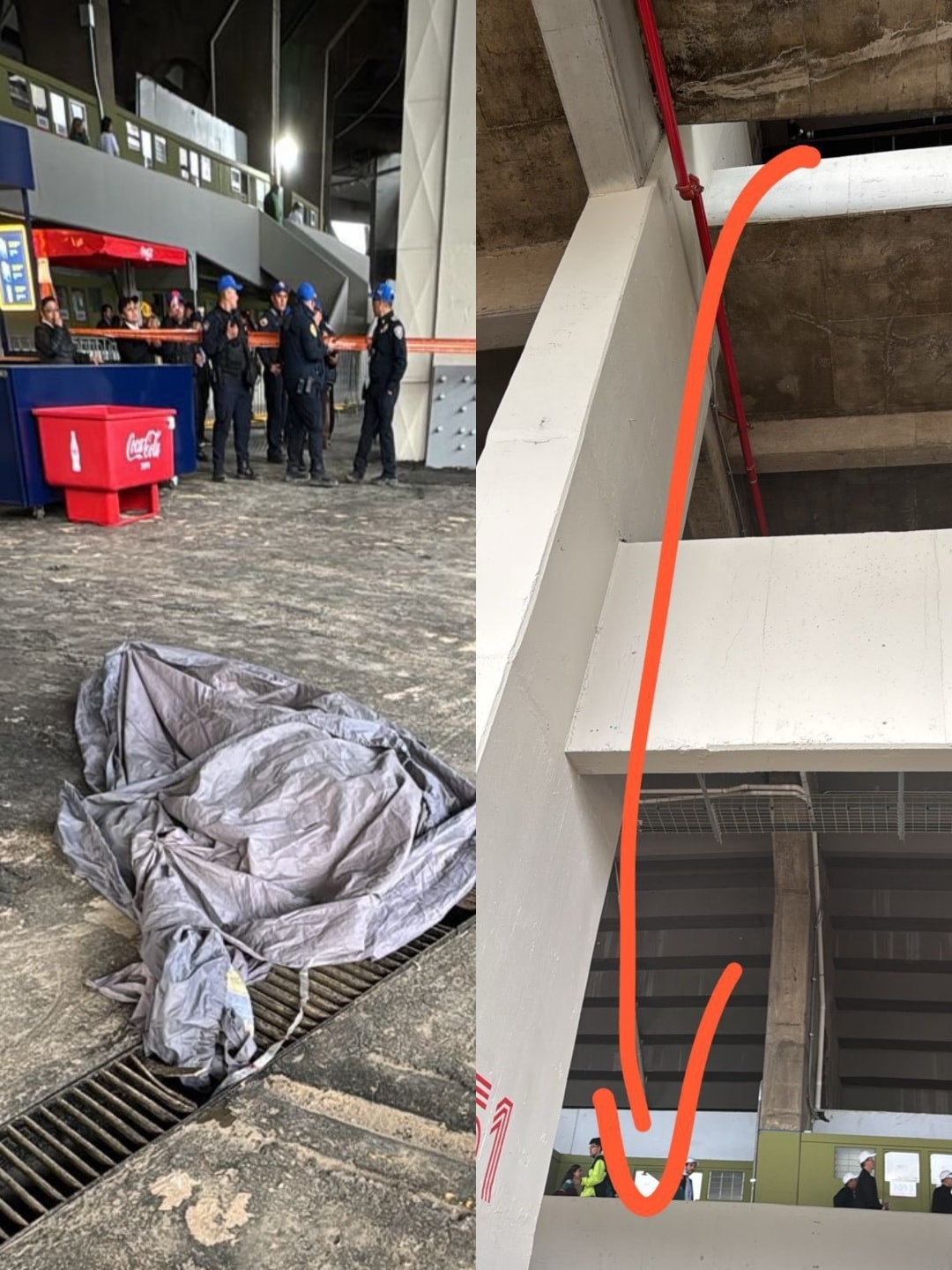 A fan died at the opening ceremony of the Azteca stadium