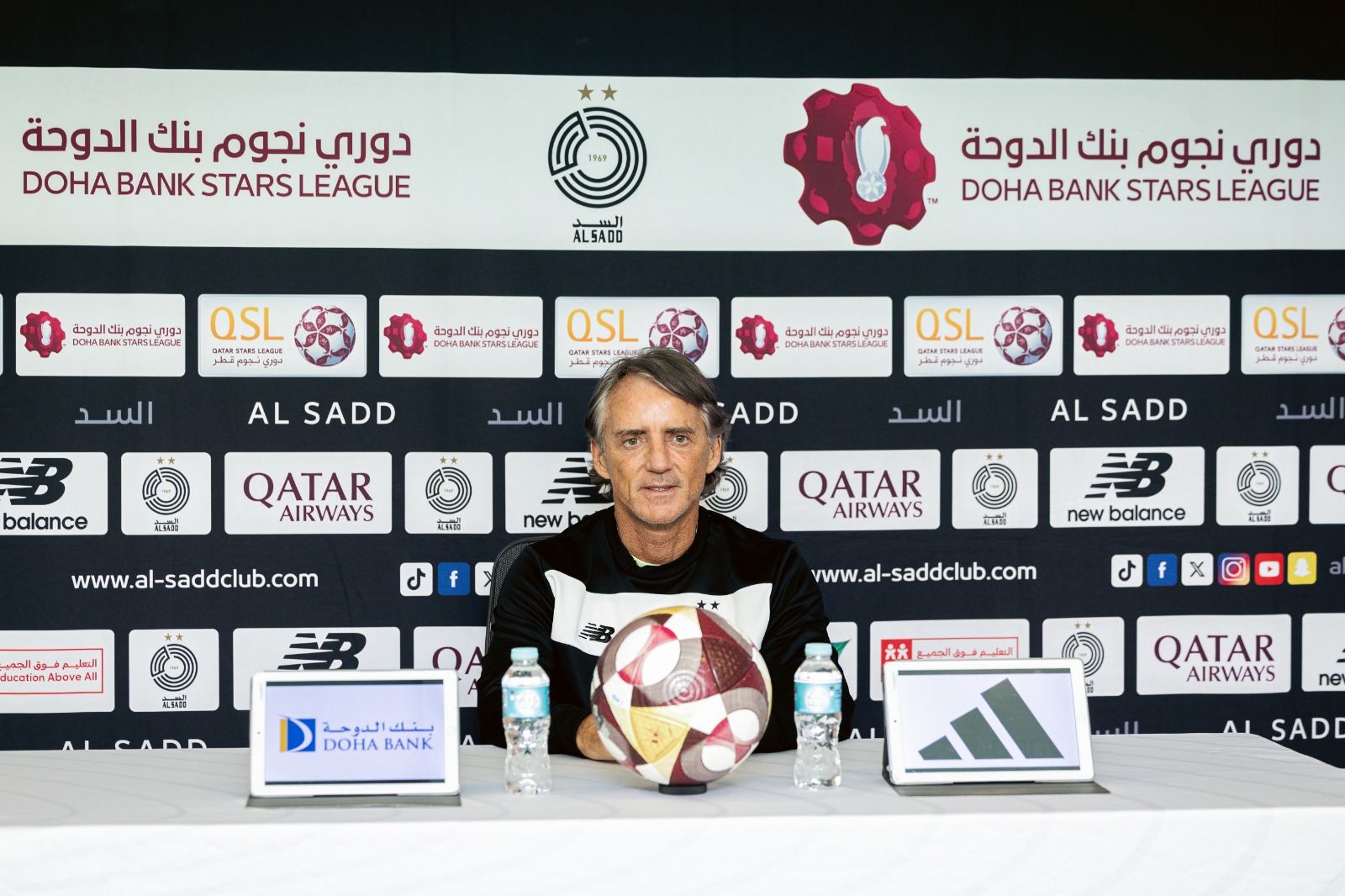  مانشيني: مواجهة الريان ستكون متكافئة