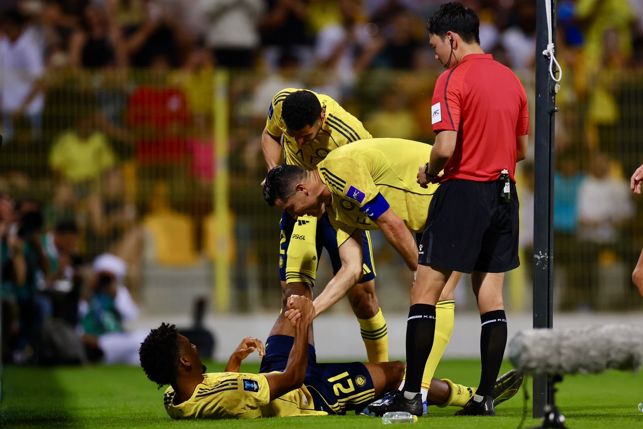 نجم النصر تحت الملاحظة الطبية