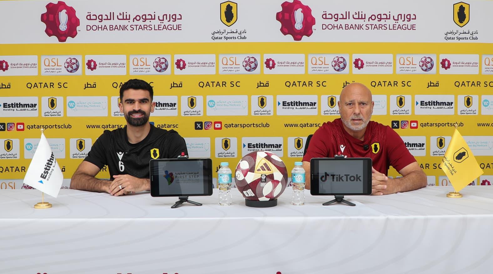 مدرب القطراوي: تنتظرنا مباراة قوية أمام الدحيل