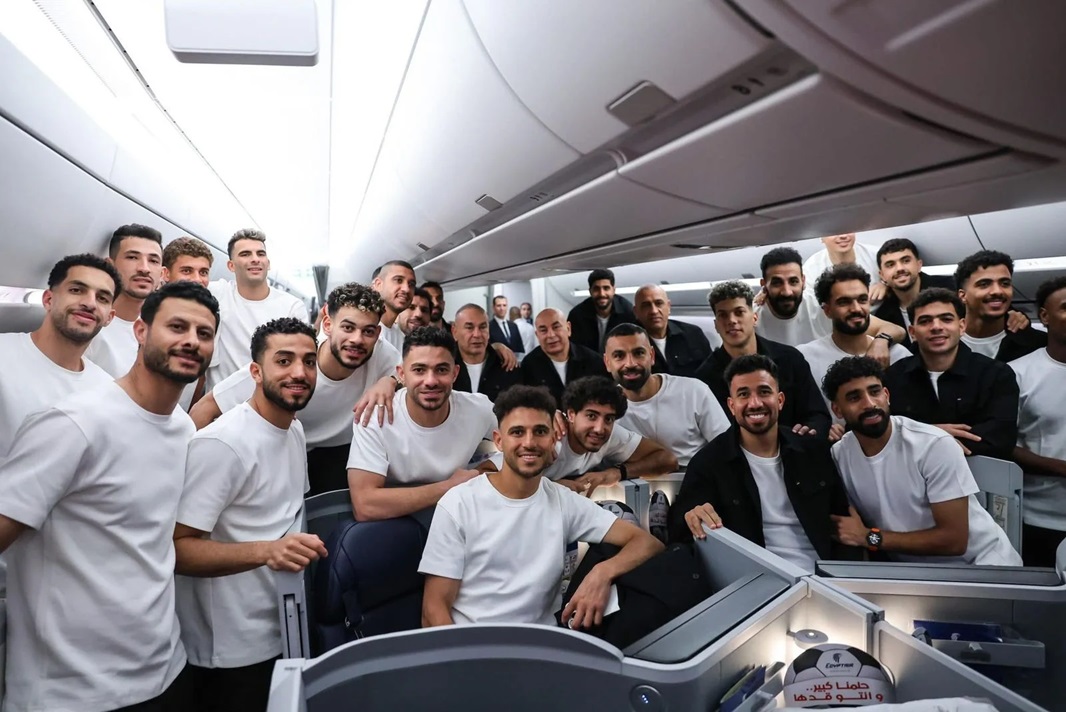 بعثة منتخب مصر تغادر إلى الولايات المتحدة