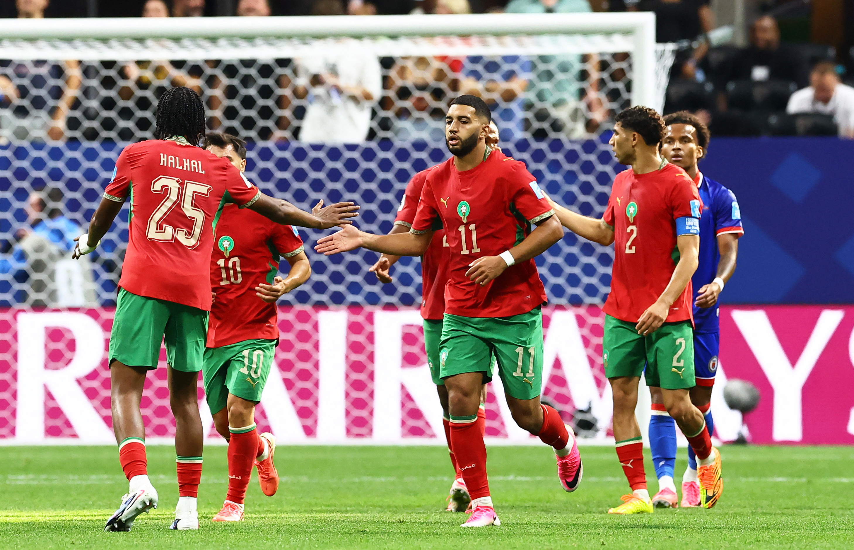 المغرب تنجو من فخ هايتي برباعية مثيرة