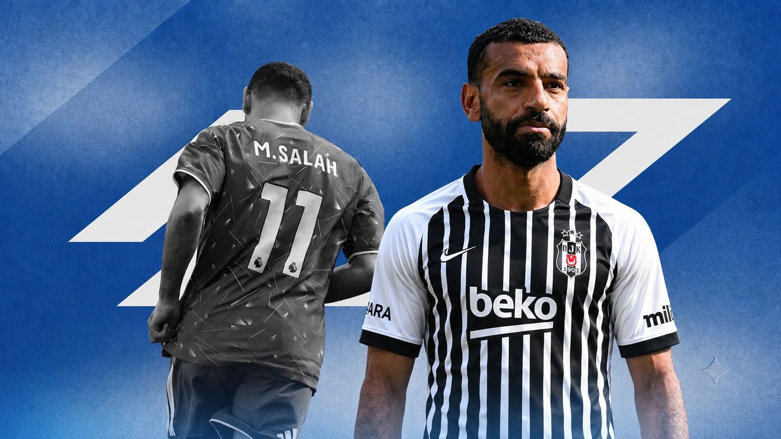 بشكتاش يحجز رقم قميص محمد صلاح