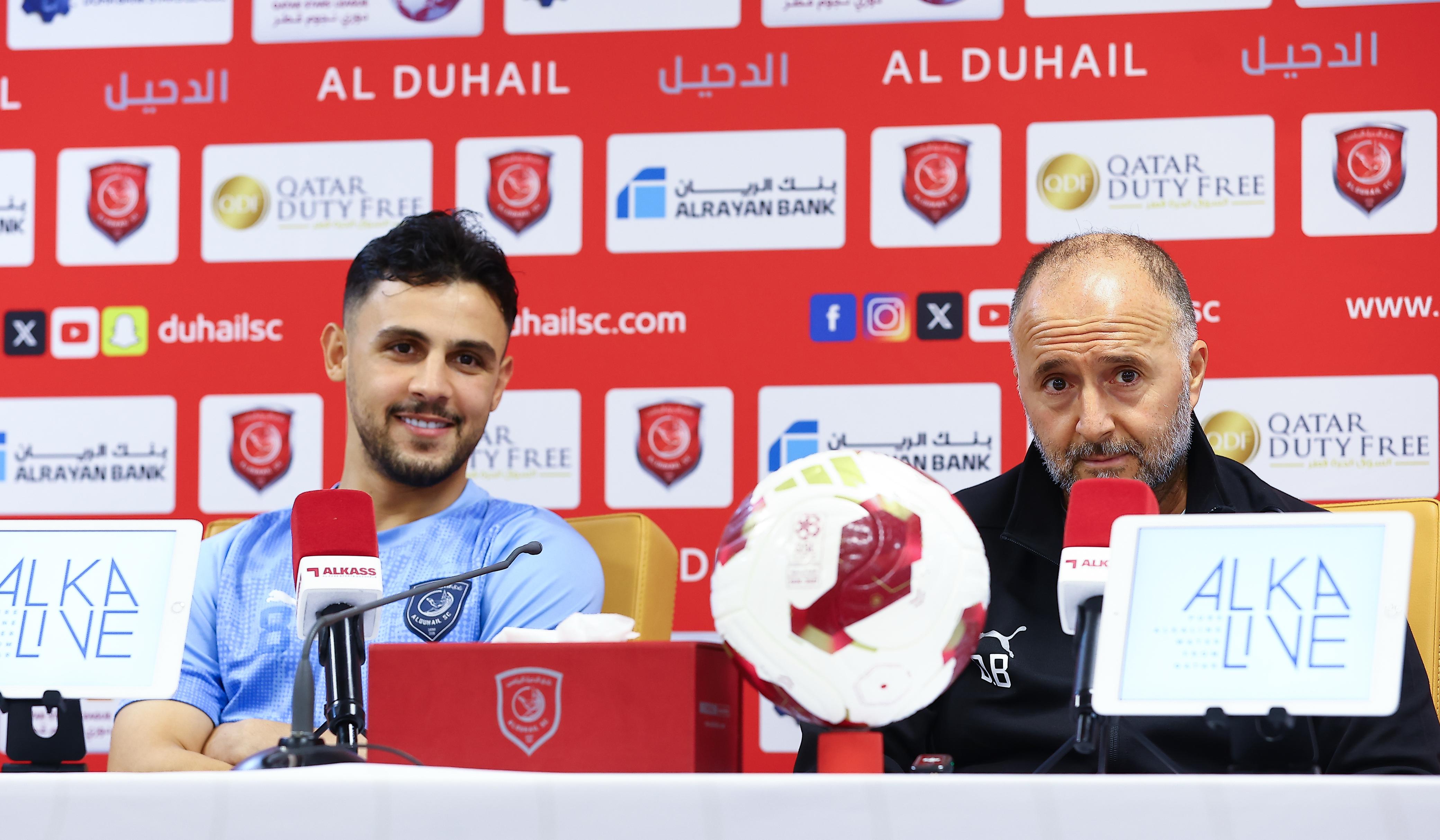 بلماضي: مواجهة العربي اختبار صعب للدحيل