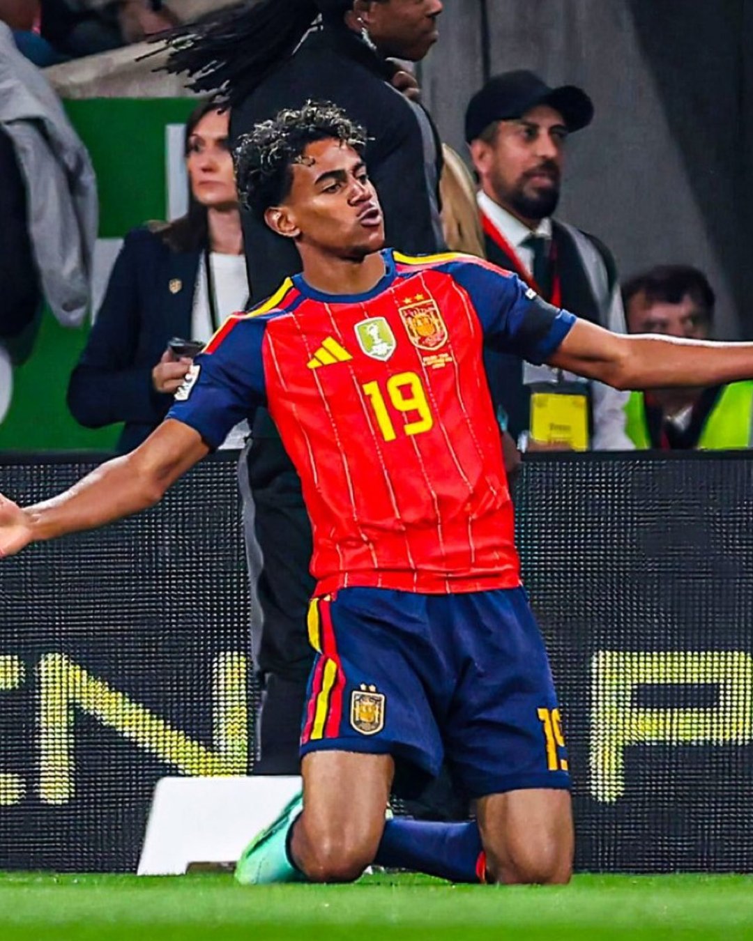 Yamal makes history against England